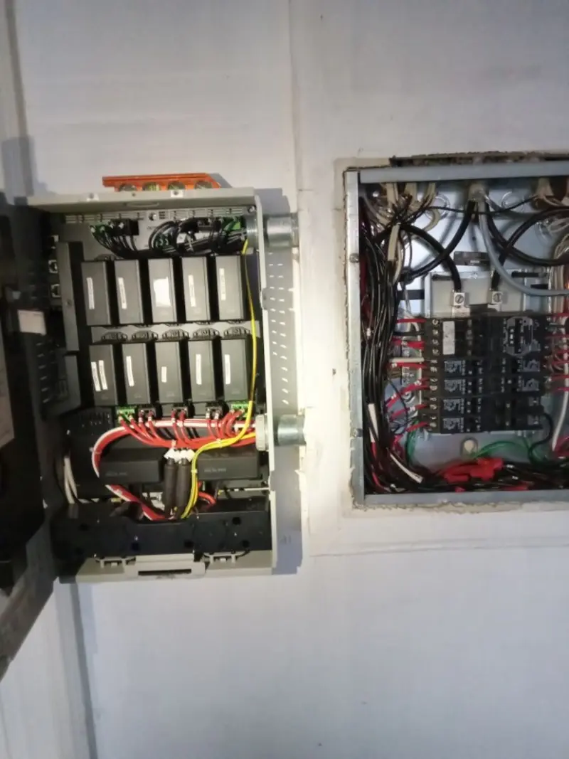 Electrical panel upgrade completed for Ring Doorbell Installation in Tisbury